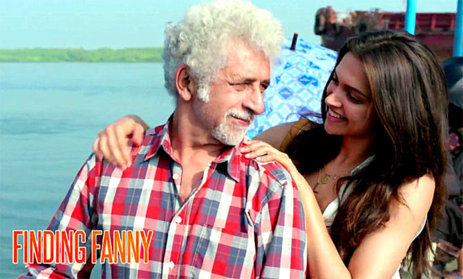 Naseeruddin Shah and Deepika Padukone in Finding Fanny