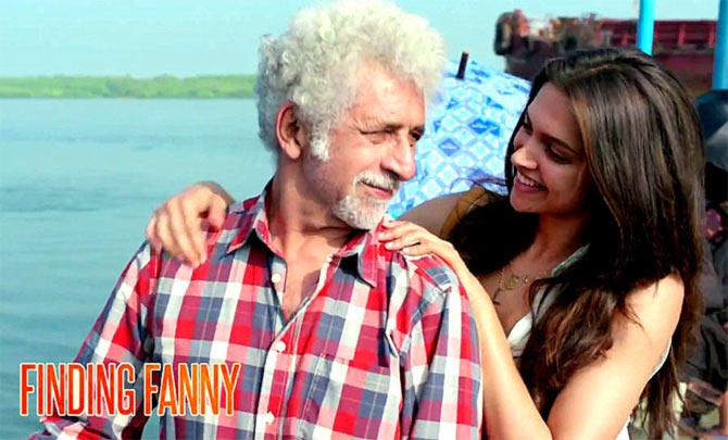 Naseeruddin Shah and Deepika Padukone in Finding Fanny