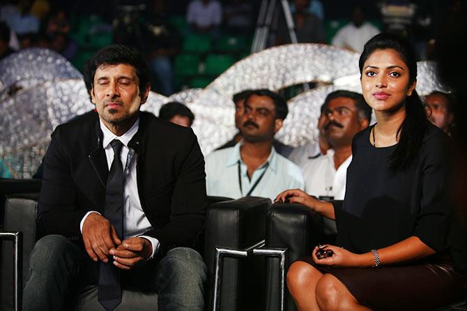 Vikram and Amala Paul