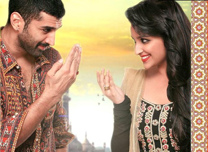 Aditya Roy Kapoor and Parineeti Chopra in Daawat-e-Ishq