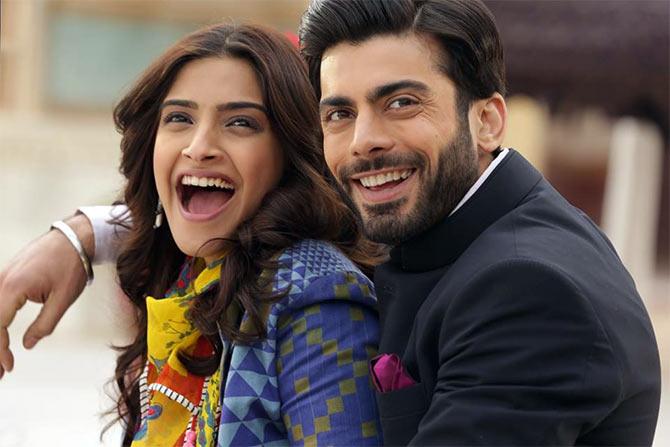 Sonam Kapoor and Fawad Khan in Khoobsurat