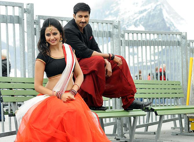 Rakul Preet Singh and Gopichand in Loukyam