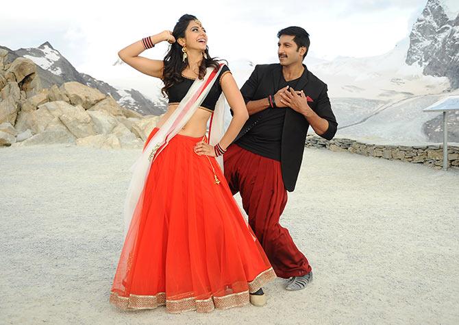 Rakul Preet Singh and Gopichand in Loukyam