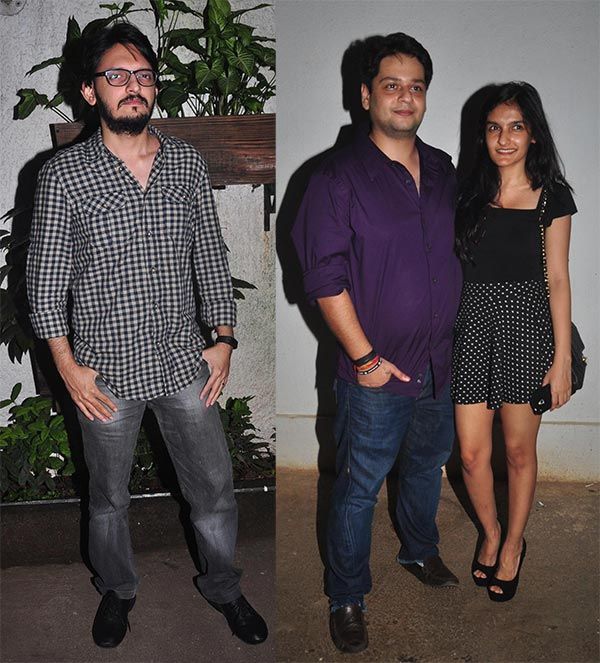 Vishesh Bhatt and his sister Sakshi with a friend