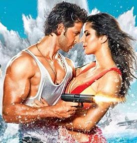 Hrithik Roshan and Katrina Kaif in Bang Bang