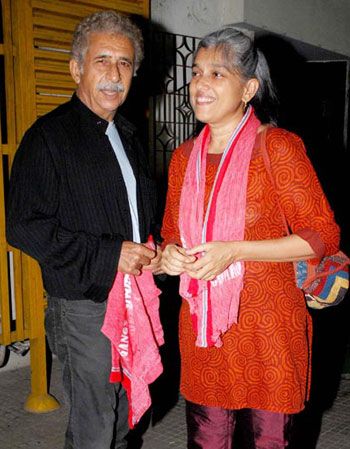 Naseeruddin Shah and Ratna Pathak Shah