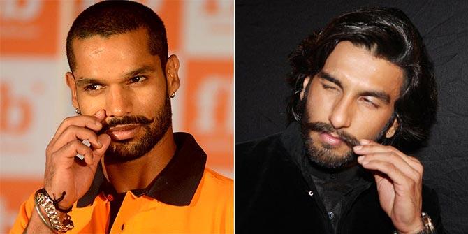 Shikhar Dhawan and Ranveer Singh