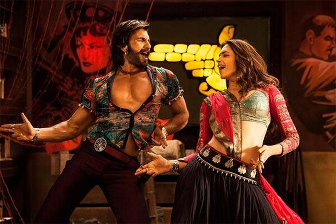 Ranveer Singh and Deepika Padukone in Ram Leela