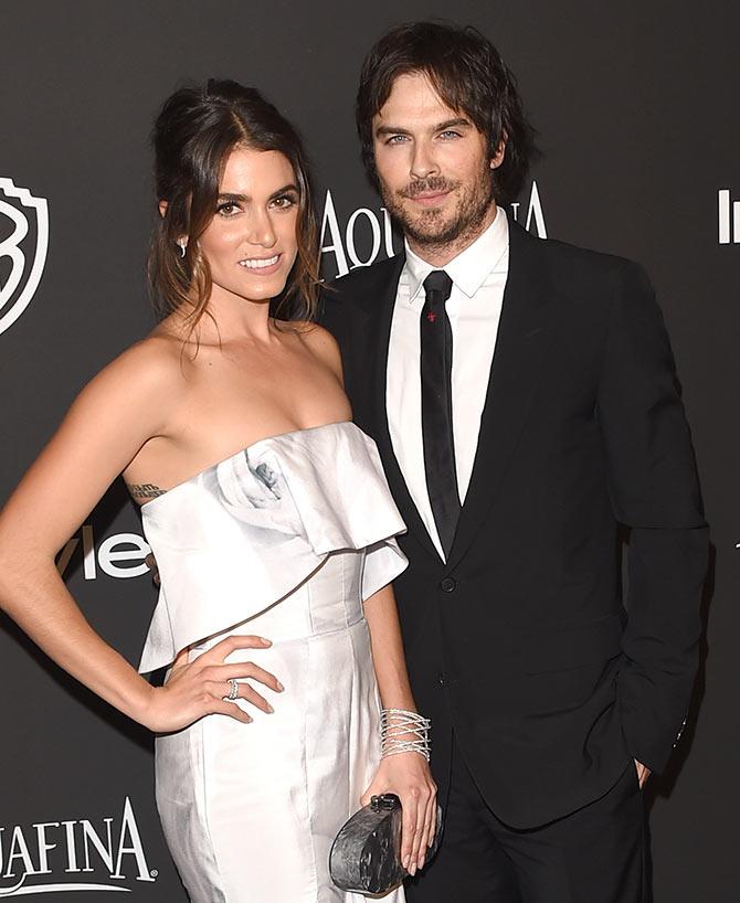 Nikki Reed and Ian Somerhalder