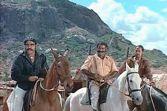 Viju Khote, Major Anand and Bihari in Sholay