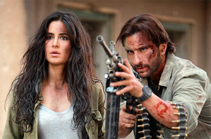 Katrina Kaif and Saif Ali Khan in Phantom