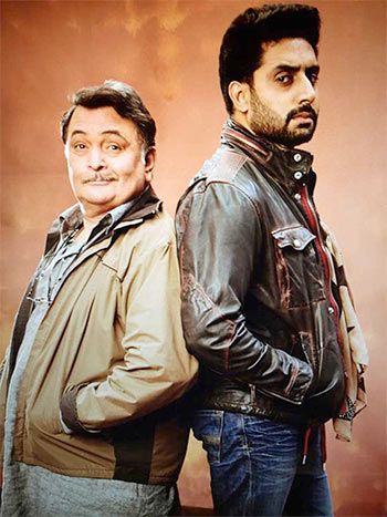 Rishi Kapoor and Abhishek Bachchan in All Is Well
