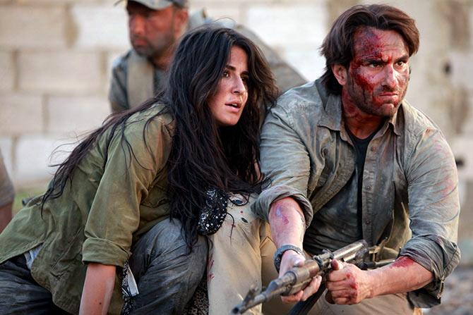 Katrina Kaif and Saif Ali Khan in Phantom