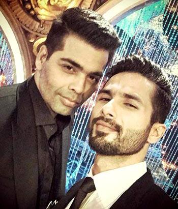 Karan Johan and Shahid Kapoor 