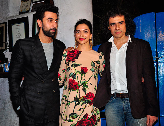 Ranbir Kapoor, Deepika Padukone and Imtiaz Ali