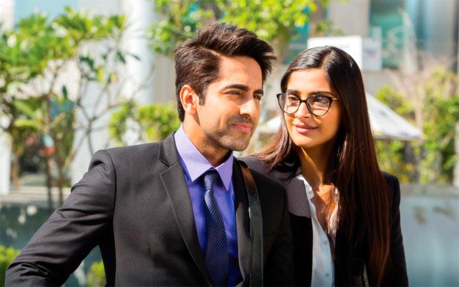 Ayushmann Khurrana and Sonam Kapoor