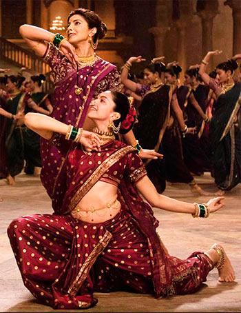 Priyanka Chopra and Deepika Padukone in Bajirao Mastani