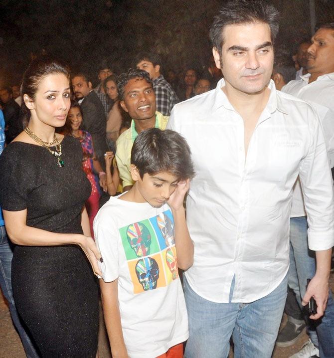 Malaika Arora Khan, Arhaan Khan and Arbaaz Khan