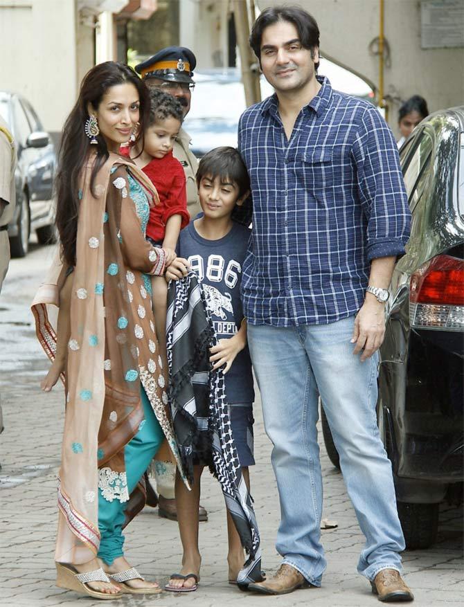 Malaika Arora Khan, Arhaan Khan and Arbaaz Khan