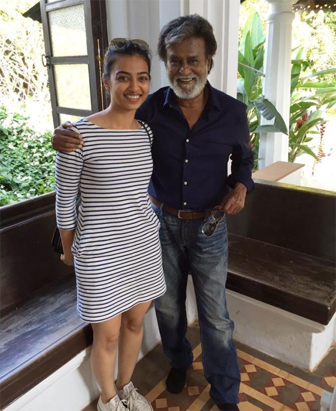 Radhika Apte and Rajinikanth