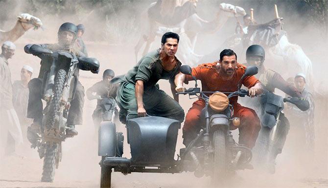 Varun Dhawan and John Abraham