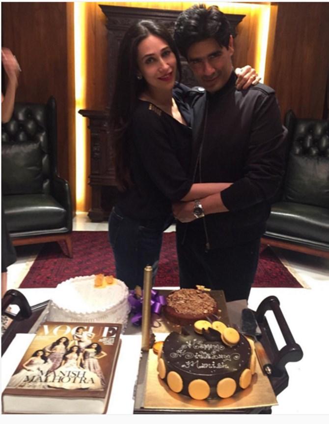 Karisma Kapoor and Manish Malhotra