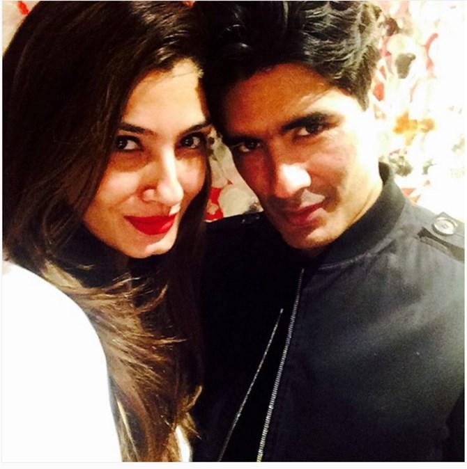 Raveena Tandon and Manish Malhotra