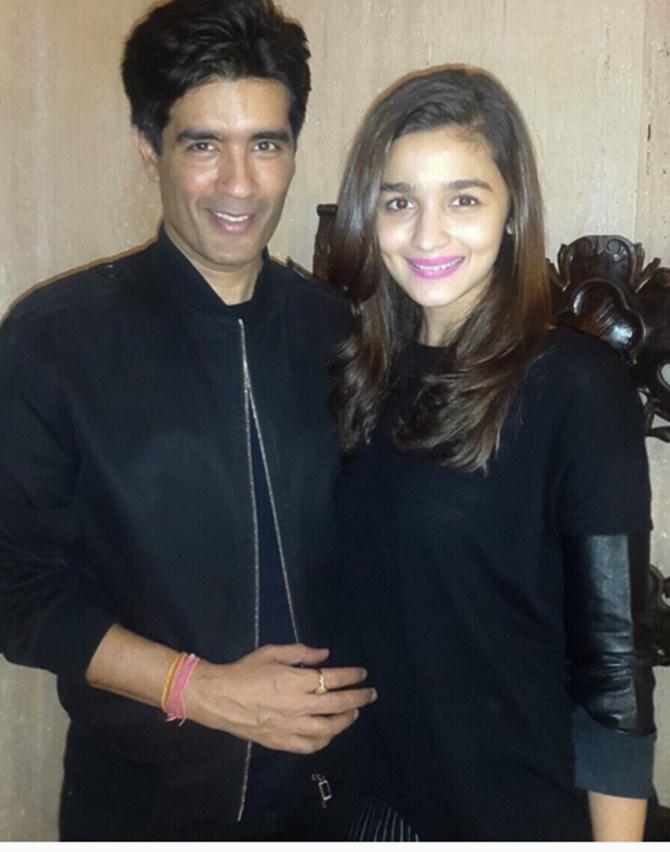 Manish Malhotra and Alia Bhatt