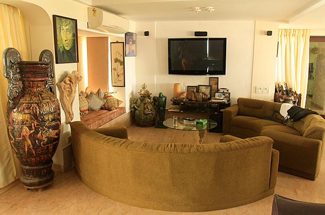 PIX: A peek inside Shakti Kapoor's beautiful home - Rediff.com movies