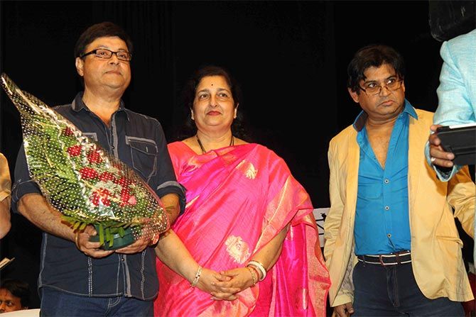 Sachin Pilgaonkar, Anuradha Paudwal and Amit Kumar