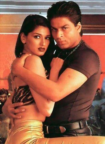 Sonali Bendre and Shah Rukh Khan in Duplicate