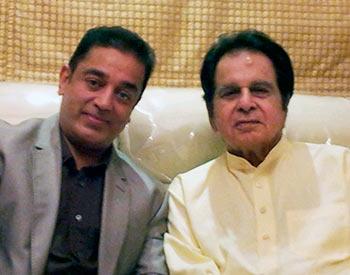 Kamal Haasan and Dilip Kumar