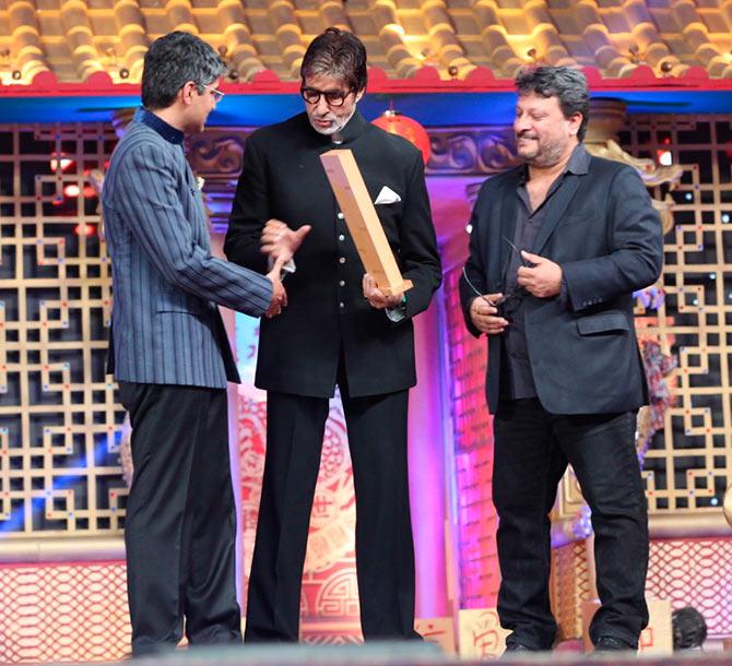 Amitabh Bachchan and Tigmanshu Dhulia