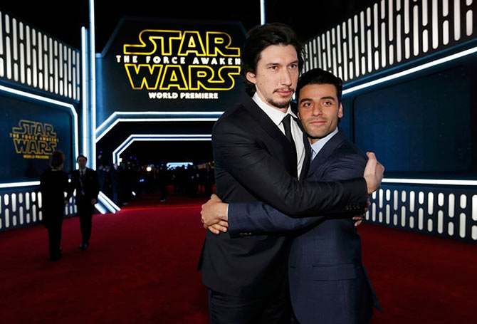 Adam Driver and Oscar Isaac