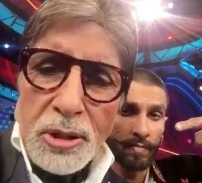 Amitabh Bachchan and Ranveer Singh