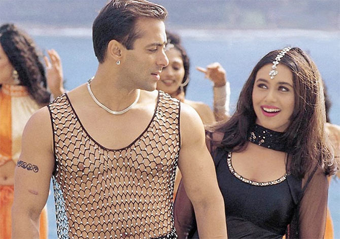 Salman Khan and Rani Mukerji