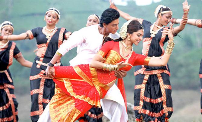 Shah Rukh Khan and Deepika