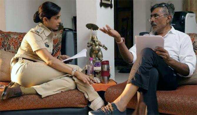 Priyanka Chopra and Prakash Jha