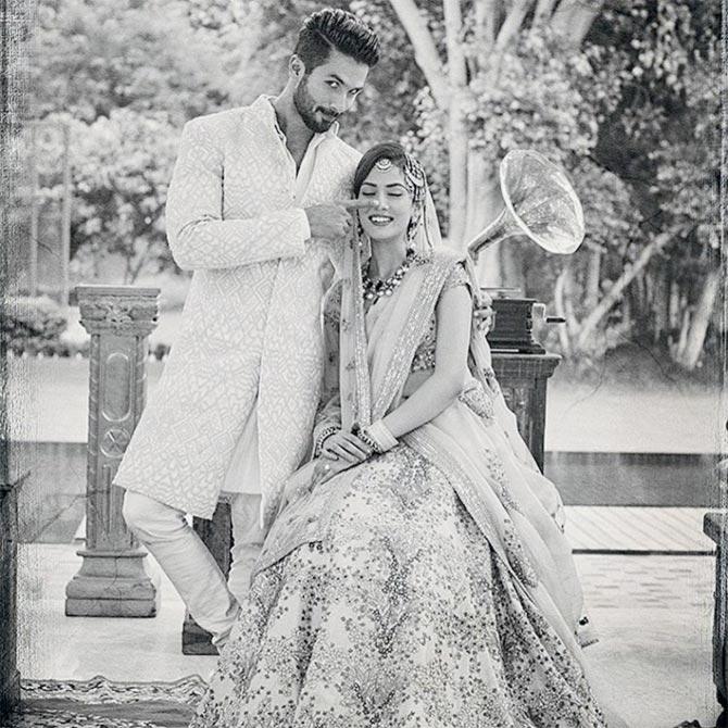 Shahid Kapoor and Mira Rajput