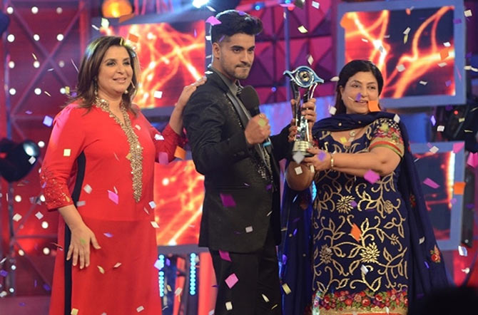 Farah Khan with Gautam Gulati and his mother