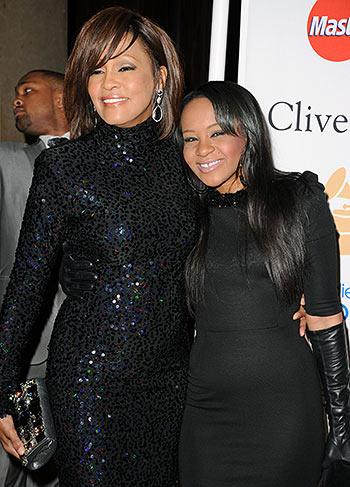 Whitney Houston and Bobby Christina Brown