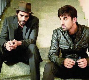 Arjun Rampal and Ranbir Kapoor in Roy