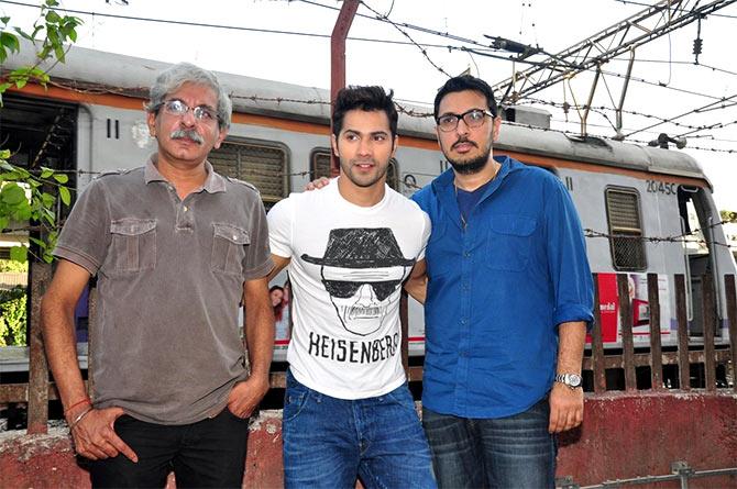 Sriram Raghvan, Varun Dhawan and Dinesh Vijan