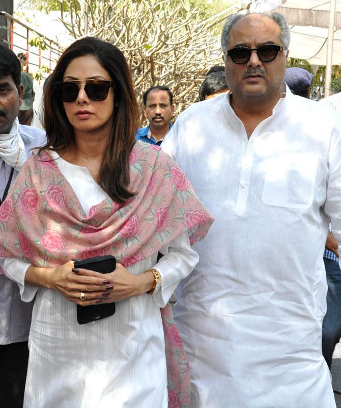 Sridevi and Boney Kapoor