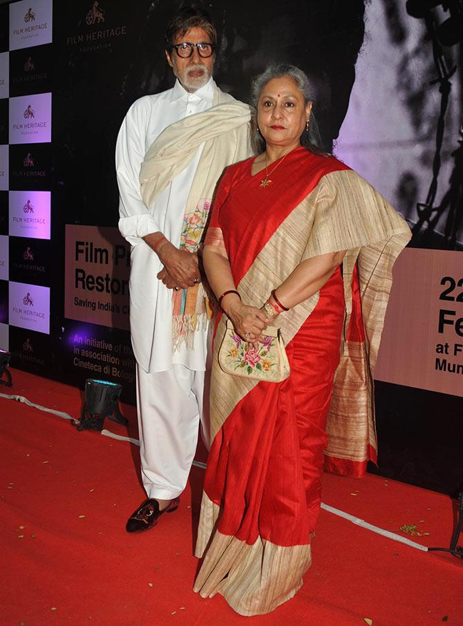 Amitabh Bachchan and Jaya Bachchan