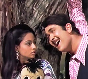 Jaya Bachchan and Randhir Kapoor in Jawani Diwani