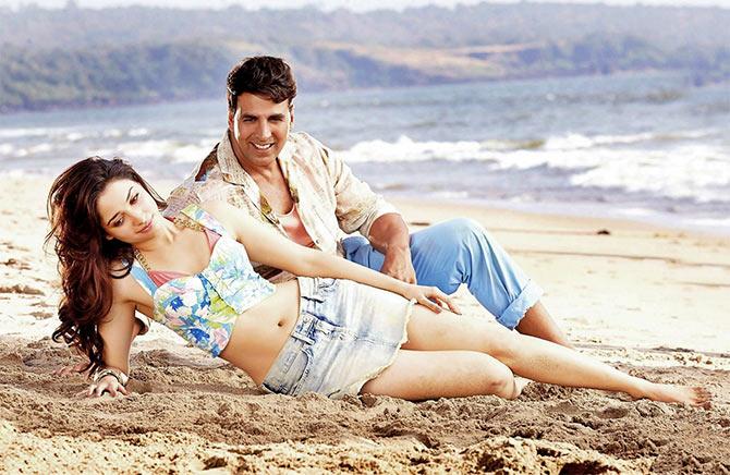 Tamannah and Akshay Kumar in Entertianment 