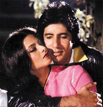 Rekha and Amitabh Bachchan in Silsila