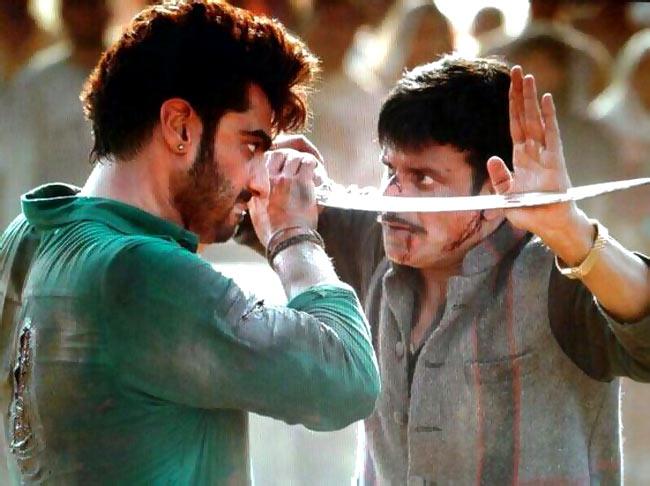 Arjun Kapoor and Manoj Bajpayee in Tevar