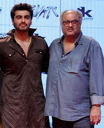 Arjun and Boney Kapoor